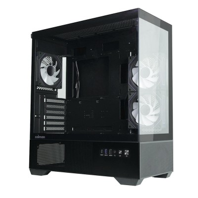 Корпус Zalman Chronix V2 без БЖ, 1xUSB3.0, 1xUSB2.0, 1x Type C, 2x120мм ARGB Reverse, 4x120мм ARGB, VGA 410мм, LCS ready, TG Sid