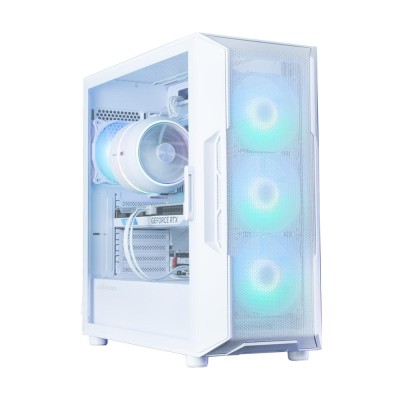 Корпус Zalman I3 Neo ARGB V2 без БЖ, 2xUSB3.0, 1x Type C, 4x120мм, ARGB, VGA 355мм, LCS ready, TG Side Panel, ATX, білий (I3NEOA