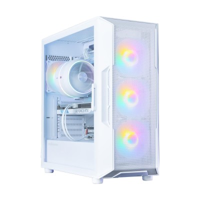 Корпус Zalman I3 Neo V2 без БЖ 2xUSB3.0, 1x Type C, 4x120мм RGB, VGA 400мм, LCS ready, TG Side Panel, ATX, білий (I3NEOV2WHITE)