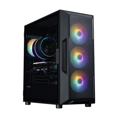 Корпус Zalman I3 Neo V2 без БЖ, 2xUSB3.0, 1x Type C, 4x120мм RGB, VGA 400мм, LCS ready, TG Side Panel, ATX, чорний (I3NEOV2BLACK