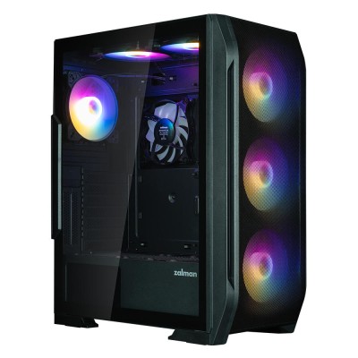 Корпус Zalman N7PLUSV2 з БЖ ZM700-LX3 1xUSB3.0, 2xUSB2.0, 6x120мм Rainbow RGB, 1x120мм, VGA 340мм, LCS ready, TG Side Window, AT
