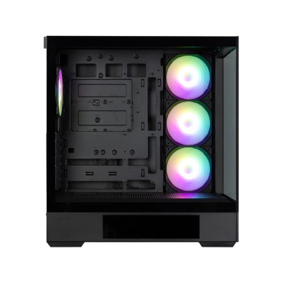 Корпус Zalman P40 DS без БЖ, 2xUSB3.0, 1x Type C, 3x120мм ARGB Reverse, 1x120мм ARGB, VGA 420мм, LCS ready, TG Side/Front Panel,