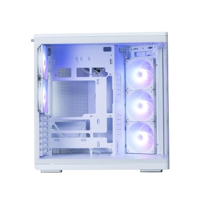 Корпус Zalman P60 без БЖ, 2xUSB3.0, 1x Type C, 3x120мм ARGB Reverse, 2x120мм ARGB, VGA 435мм, LCS ready, Curved Tempered Glass, 