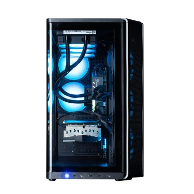 Корпус Zalman P60 без БЖ, 2xUSB3.0, 1x Type C, 3x120мм ARGB Reverse, 2x120мм ARGB, VGA 435мм, LCS ready, Curved Tempered Glass, 