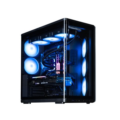 Корпус Zalman P60 без БЖ, 2xUSB3.0, 1x Type C, 3x120мм ARGB Reverse, 2x120мм ARGB, VGA 435мм, LCS ready, Curved Tempered Glass, 