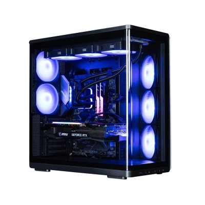 Корпус Zalman P60 без БЖ, 2xUSB3.0, 1x Type C, 3x120мм ARGB Reverse, 2x120мм ARGB, VGA 435мм, LCS ready, Curved Tempered Glass, 