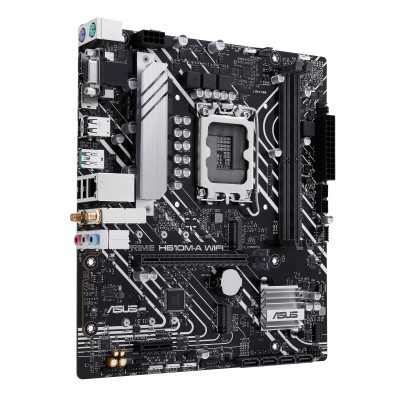 Материнcька плата ASUS PRIME H610M-A WIFI s1700 H610 2xDDR5 M.2 HDMI D-Sub DP Wi-Fi BT mATX (90MB1G00-M0EAY0)