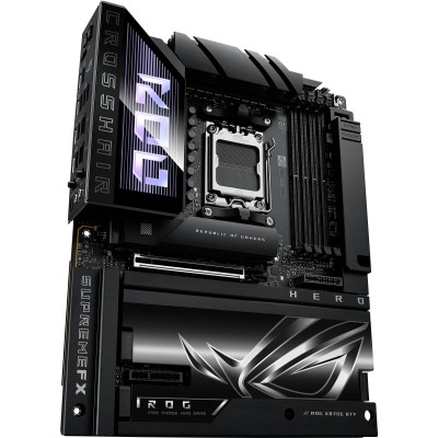 Материнcька плата ASUS ROG CROSSHAIR X870E HERO BTF sAM5 X870E 4xDDR5 M.2 HDMI WiFi BT ATX приховане підключення роз'ємів (90MB1