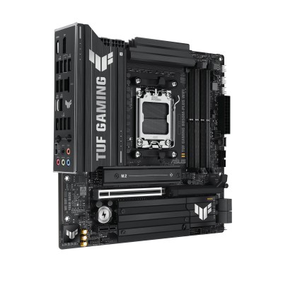 Материнcька плата ASUS TUF GAMING B850M-PLUS WIFI7 sAM5 B850 4xDDR5 M.2 HDMI DP Wi-Fi BT mATX (90MB1MU0-M0EAY0)