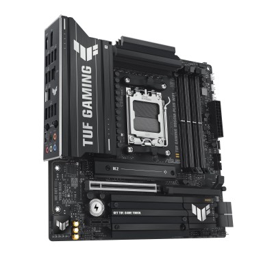 Материнcька плата ASUS TUF GAMING B850M-PLUS WIFI7 sAM5 B850 4xDDR5 M.2 HDMI DP Wi-Fi BT mATX (90MB1MU0-M0EAY0)