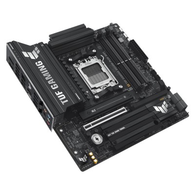 Материнcька плата ASUS TUF GAMING B850M-PLUS WIFI7 sAM5 B850 4xDDR5 M.2 HDMI DP Wi-Fi BT mATX (90MB1MU0-M0EAY0)