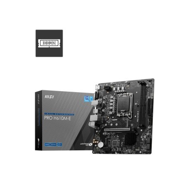 Материнcька плата MSI PRO H610M-E s1700 H610 2xDDR5 HDMI D-Sub mATX (911-7D48-075)