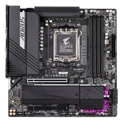Материнська плата GIGABYTE B650M AORUS ELITE sAM5 B650 4xDDR5 M.2 HDMI DP mATX (B650M_AORUS_ELITE)