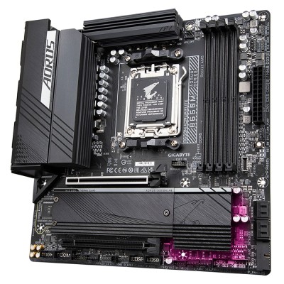 Материнська плата GIGABYTE B650M AORUS ELITE sAM5 B650 4xDDR5 M.2 HDMI DP mATX (B650M_AORUS_ELITE)