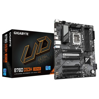 Материнська плата GIGABYTE B760 DS3H GEN5 B760 s1700 4xDDR5 M.2 HDMI DP (B760_DS3H_GEN5)