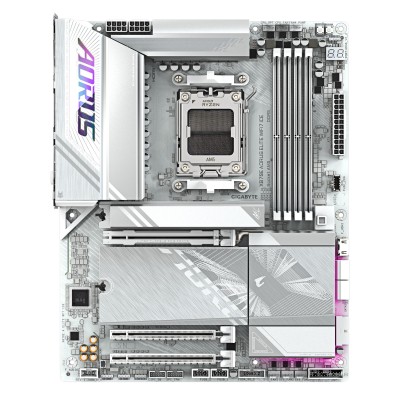 Материнська платаGIGABYTE X870E A ELITE WF7 ICE sAM5 X870 4xDDR5 M.2 Wi-Fi BT HDMI DP ATX (X870E_A_ELITE_WF7_ICE)
