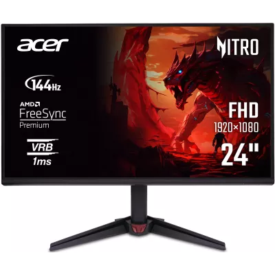 Монiтор TFT ACER 23.8" Nitro VG240YP6bip (UM.QV0EE.609) IPS FHD 144Hz HDMI DP MM Black