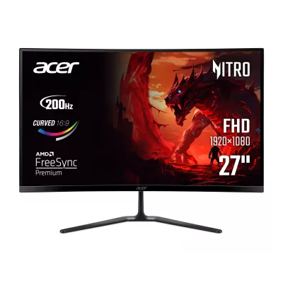 Монiтор TFT ACER 27" Nitro ED270X0biip (UM.HE0EE.001) VA Curved FHD 200Hz 8bit 2*HDMI DP Black