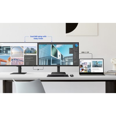 Монiтор TFT SAMSUNG 27" LS27D604UAIXUA IPS/2K/HDMI/DP/5ms/USB-C 90W (рідкокристалічний монітор)