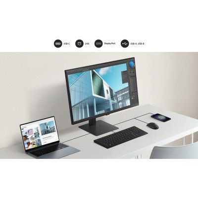 Монiтор TFT SAMSUNG 27" LS27D604UAIXUA IPS/2K/HDMI/DP/5ms/USB-C 90W (рідкокристалічний монітор)