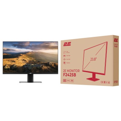 Монітор 2E 23.8" F2425B D-Sub, HDMI, IPS, 100Hz (2E-F2425B-01.EU)