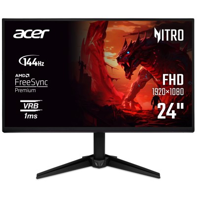 Монітор Acer 23.8" QG241YP6bip HDMI, DP, IPS, 144Hz, 1ms, FreeSync (UM.QQ1EE.605)