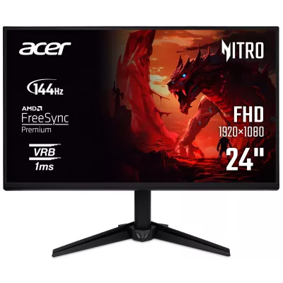 Монітор Acer 23.8" QG241YP6bip HDMI, DP, IPS, 144Hz, 1ms, FreeSync (UM.QQ1EE.605)