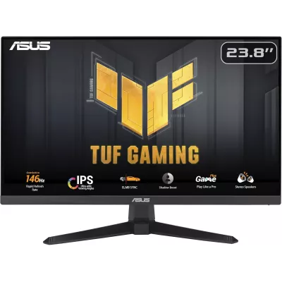 Монітор Asus 23.8" TUF Gaming VG249QE5A HDMI, DP, MM, IPS, 146Hz, 1ms, sRGB 125%, AdaptiveSync (90LM0BH0-B01171)