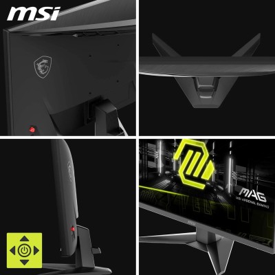Монітор MSI 23.8" MAG 242F HDMI, DP, Audio, IPS, 200Hz, 0.5ms, sRGB 115%, FreeSync (9S6-3BC51T-001)
