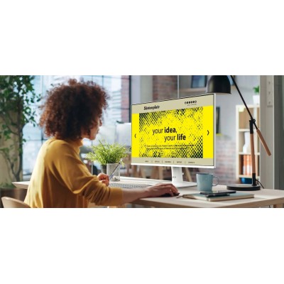 Монітор MSI 24.5" PRO MP251W-E2 D-Sub, HDMI, DP, MM, IPS, 120Hz, sRGB 99%, AdaptiveSync, білий (9S6-3PD4CM-028)