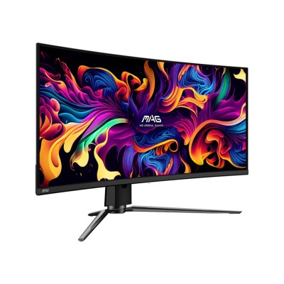 Монітор MSI 34" MAG 341CQP 2xHDMI, DP, USB-C, 2xUSB, QD-OLED, 3440x1440, 21:9, 175Hz, 0.03ms, sRGB 139%, CURVED, FreeSync, HAS, 