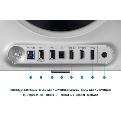 Монітор Samsung 27" Odyssey G6 27DG612S 2*HDMI, DP, USB, OLED, 2560x1440, 240Hz, 0.3ms (LS27DG612SIXUA)