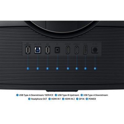 Монітор Samsung 37" G7 G75F 4K HDMI, DP, USB, VA, 3840x2160, 165Hz, 1ms (LS37FG756EIXUA)