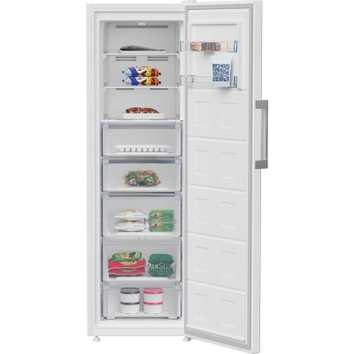 Морозильна камера Beko, 171x60x71, 260л, 1дв., E, NF, білий (B1RFNE294W)
