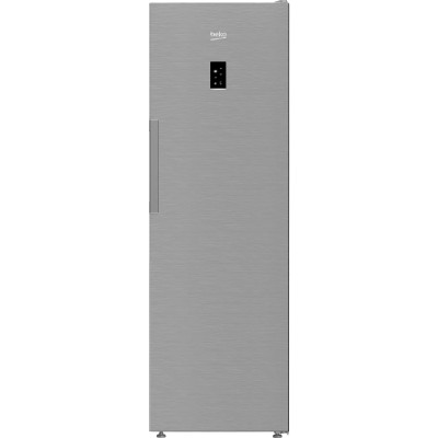 Морозильна камера Beko, 187x60x71, 286л, 1дв., E, NF, нержавіюча сталь (B3RFNE314XB)
