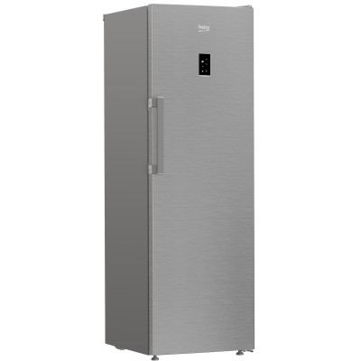 Морозильна камера Beko, 187x60x71, 286л, 1дв., E, NF, нержавіюча сталь (B3RFNE314XB)