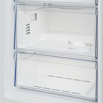 Морозильна камера Beko, 187x60x71, 286л, 1дв., E, NF, нержавіюча сталь (B3RFNE314XB)