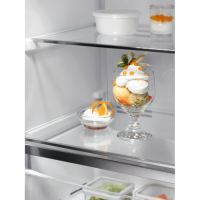 Морозильна камера Electrolux, 186x60х65, 278л, E, NF, інв., нерж (LUS7ME28X)