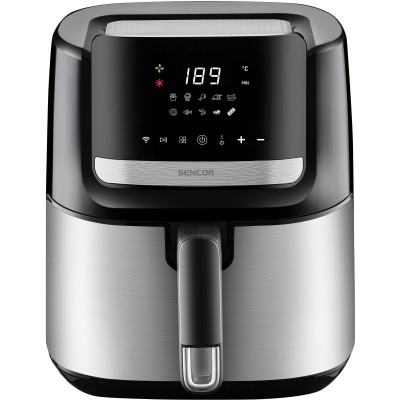 Мультипіч Sencor Vita Fryer, 1600Вт, чаша-6,5л, сенсорне керув., 10 програм, пластик, нерж. сталь-чорний (SFR6600SS-EUE3)