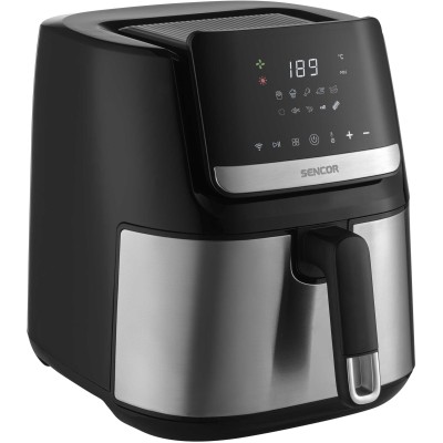 Мультипіч Sencor Vita Fryer, 1600Вт, чаша-6,5л, сенсорне керув., 10 програм, пластик, нерж. сталь-чорний (SFR6600SS-EUE3)