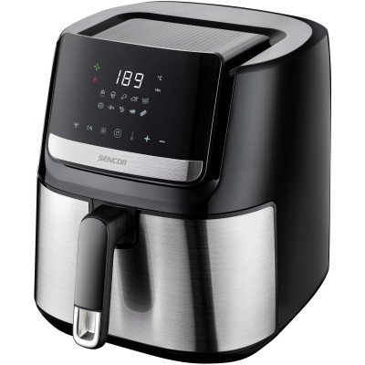 Мультипіч Sencor Vita Fryer, 1600Вт, чаша-6,5л, сенсорне керув., 10 програм, пластик, нерж. сталь-чорний (SFR6600SS-EUE3)