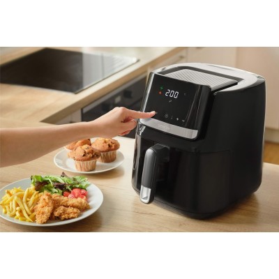 Мультипіч Sencor Vita, 1600Вт, чаша-6.5л, сенсорне керув., 8 програм, метал/пластик, чорний (SFR6550BK-EUE3)