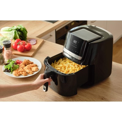 Мультипіч Sencor Vita, 1600Вт, чаша-6.5л, сенсорне керув., 8 програм, метал/пластик, чорний (SFR6550BK-EUE3)