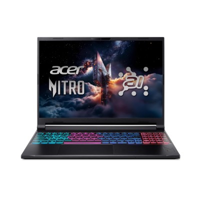 Ноутбук Acer Nitro V 16S ANV16S-61 16" WQXGA IPS, AMD R9-365, 32GB, F1TB, NVD5070-8, Win11P, чорний (NH.QXTEU.001)