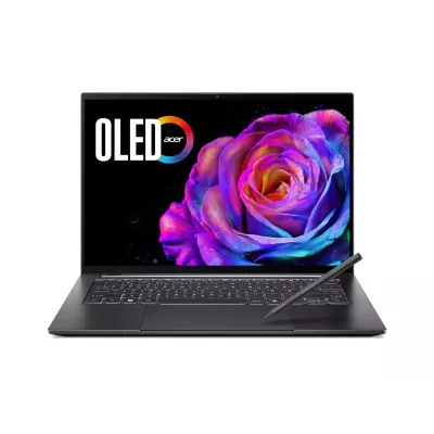 Ноутбук Acer Swift X 14 SFX14-73G 14.5" 2.8K OLED, Intel U7-255H, 16GB, F1TB, NVD5050-8, Win11, сірий (NX.J83EU.003)