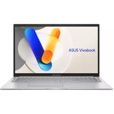 Ноутбук ASUS Vivobook 17 X1704VA-AU663 17.3" FHD IPS, Intel U300, 16GB, F512GB, UMA, noOS, Сріблястий (90NB10V1-M00SM0)