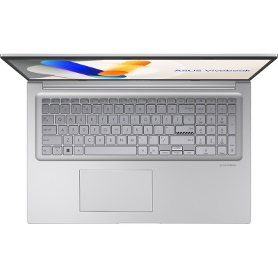 Ноутбук ASUS Vivobook 17 X1704VA-AU663 17.3" FHD IPS, Intel U300, 16GB, F512GB, UMA, noOS, Сріблястий (90NB10V1-M00SM0)