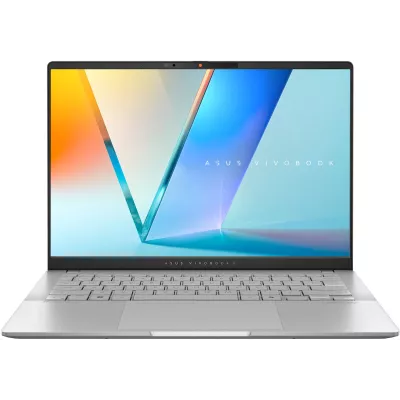 Ноутбук ASUS Vivobook S 14 M5406KA-SF150 14" FHD OLED, AMD AI 5 340, 16GB, F512GB, UMA, NoOS, Сріблястий (90NB15W1-M008H0)