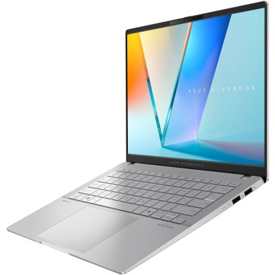 Ноутбук ASUS Vivobook S 14 M5406KA-SF150 14" FHD OLED, AMD AI 5 340, 16GB, F512GB, UMA, NoOS, Сріблястий (90NB15W1-M008H0)