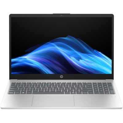 Ноутбук HP 15-fd0184ua 15.6" FHD IPS AG, Intel 7-150U, 24GB, F512GB, UMA, DOS, сріблястий (CS8A9EA)
